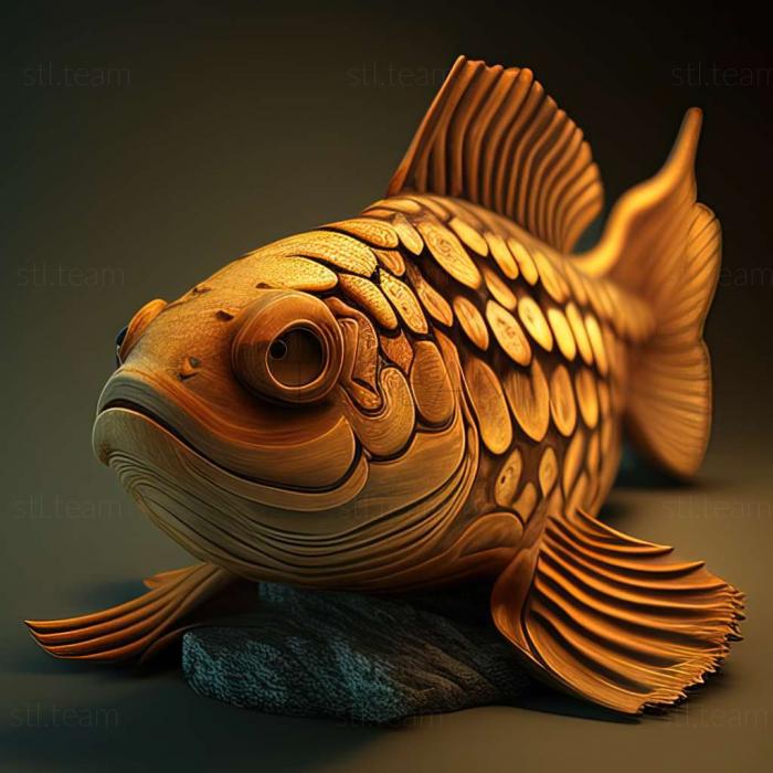 3D модель Эхинопла рыбака (STL)